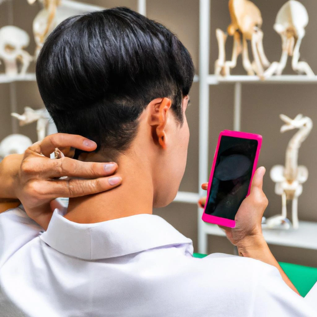 整骨院でのスマホ首治療