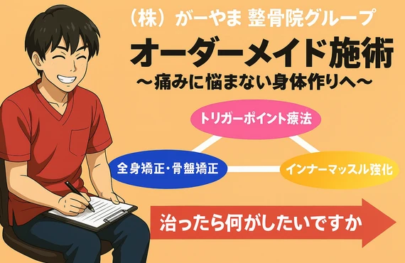 痛み止めの効かない坐骨神経痛に悩むあなたへ。当整骨院の特別メニューで根本から改善！