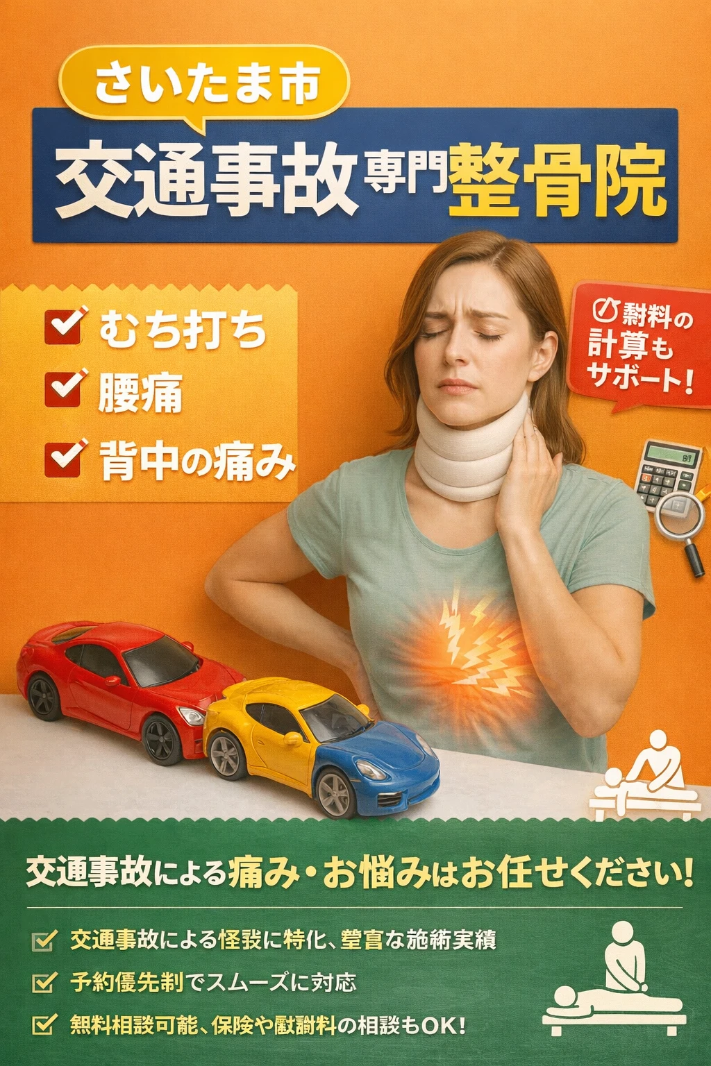 痛みを我慢しないで！専門施術で早期回復をサポートします！