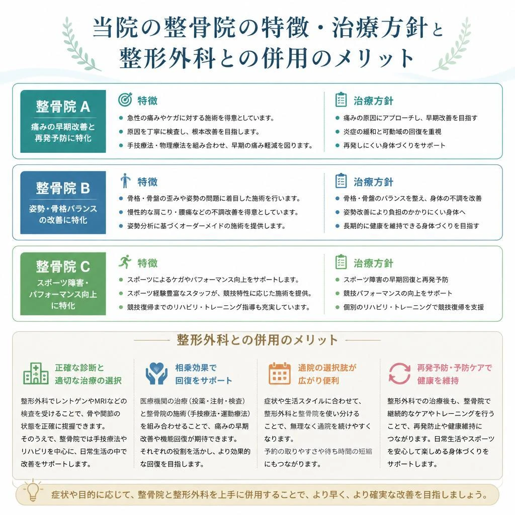 2. うらわ整骨院ときざき整骨院の特徴