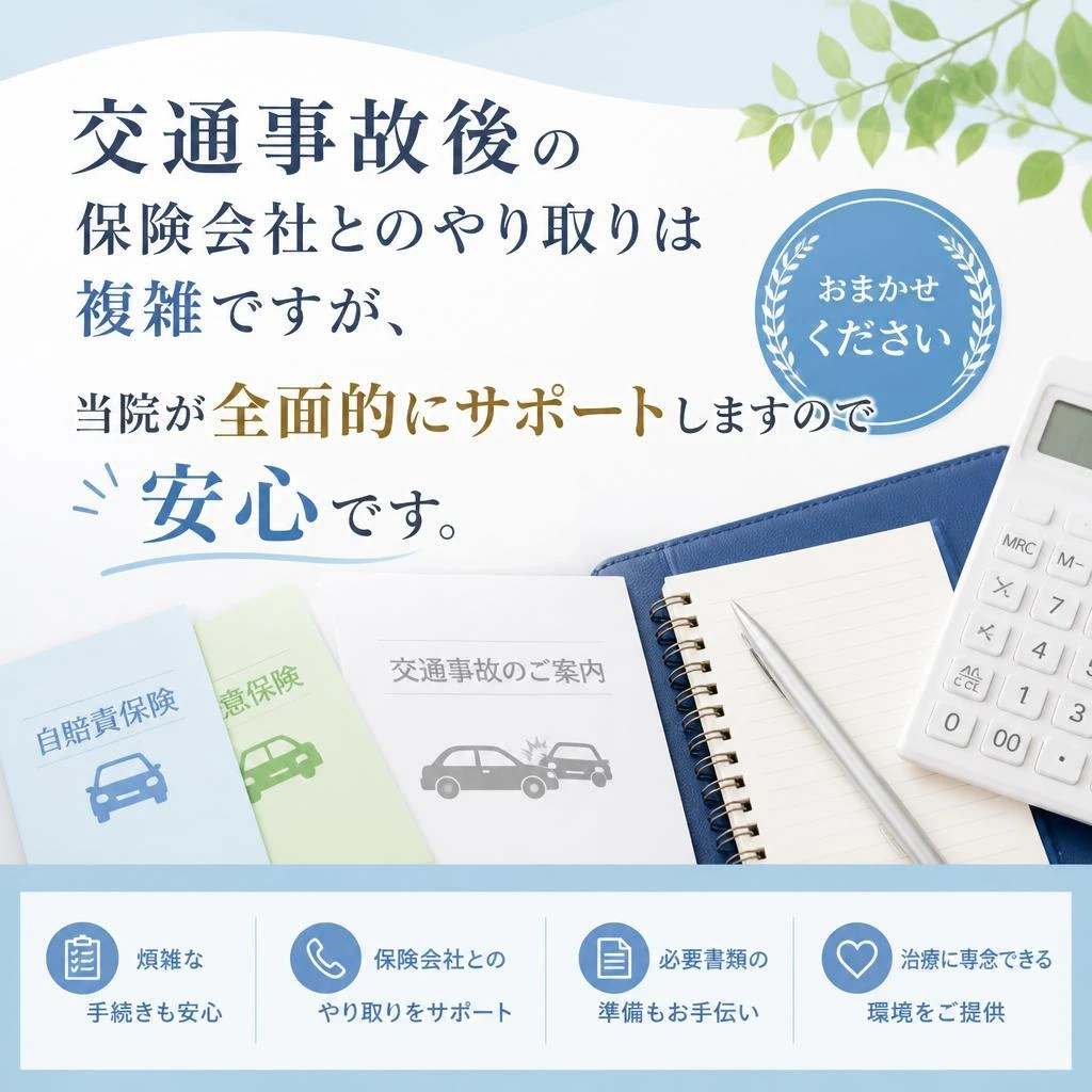 4. 保険会社とのやり取りをサポート