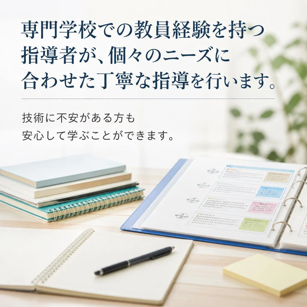 指導者からの手厚いサポート